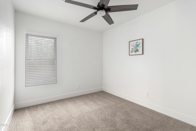 3008 S Saguaro Cir, Mesa, AZ 85202 - unfurnished room featuring a ceiling fan, carpet flooring, and baseboards