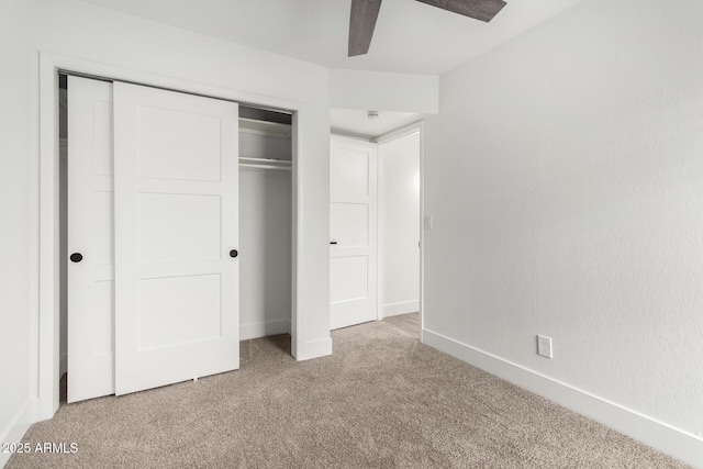 3008 S Saguaro Cir, Mesa, AZ 85202 - unfurnished bedroom featuring carpet floors, a closet, and baseboards