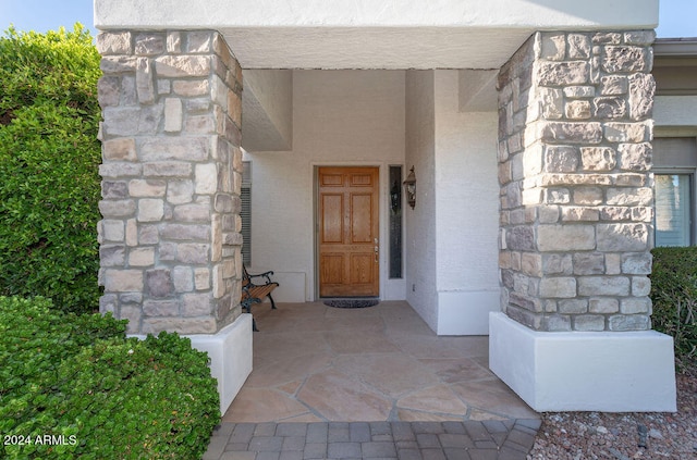 view of entrance to property