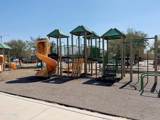 view of communal playground