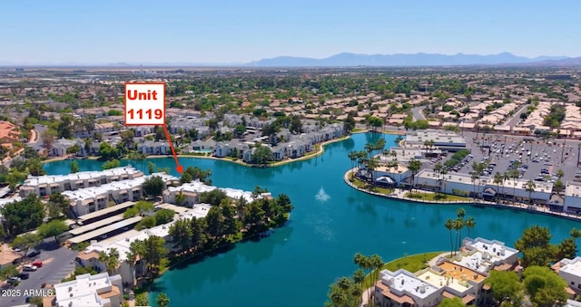 1825 W Ray Rd Unit 1119, Chandler, AZ 85224 - drone / aerial view of a water and mountain view