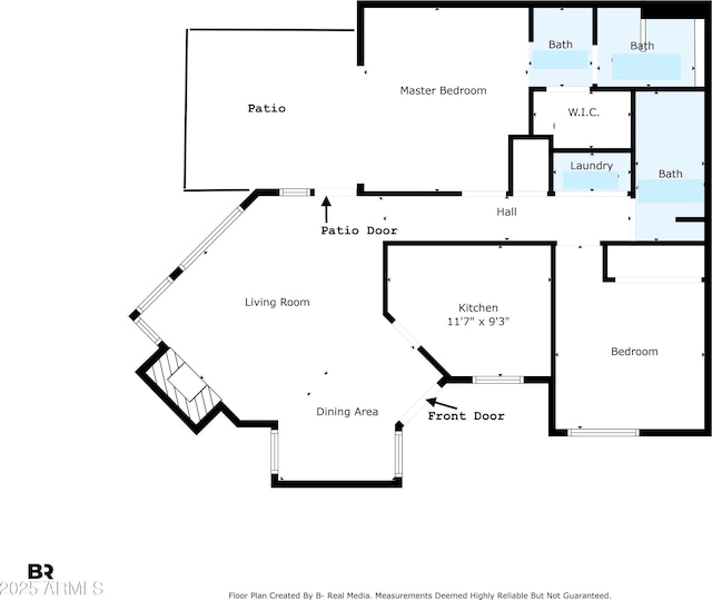 1825 W Ray Rd Unit 1119, Chandler, AZ 85224 - floor plan / room layout