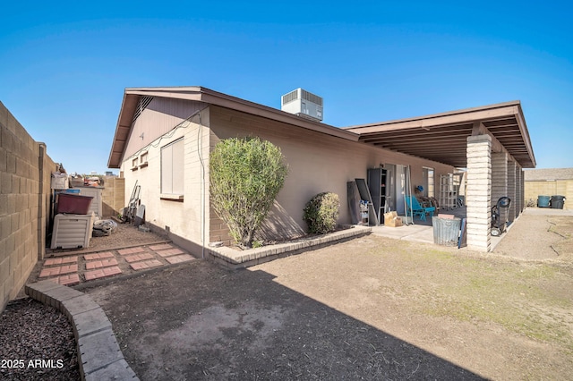 exterior space with a patio area