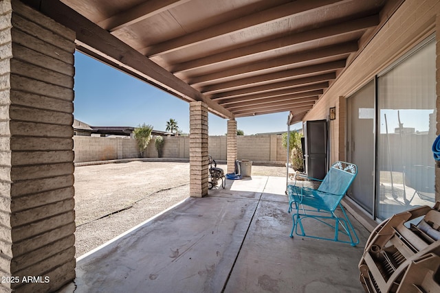 view of patio