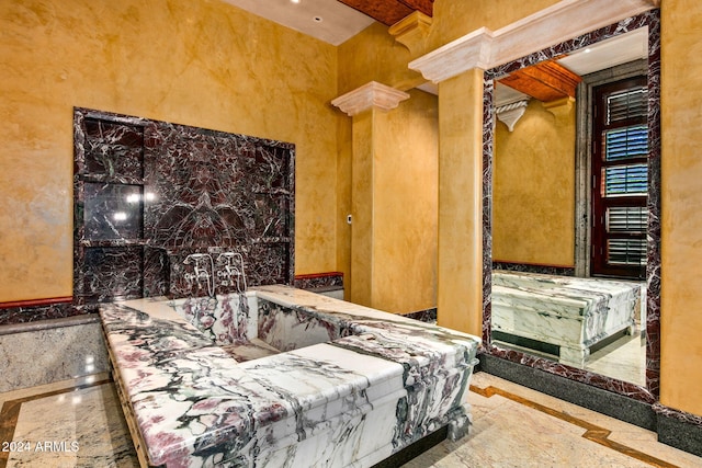 8100 N 68th St, Paradise Valley, AZ 85253 - bedroom with inlaid floor details