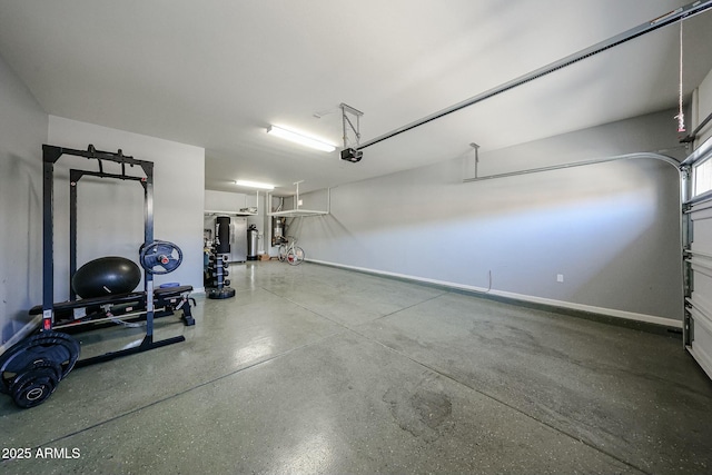 1713 W Cottonwood Ln, Phoenix, AZ 85045 - garage with a garage door opener and baseboards