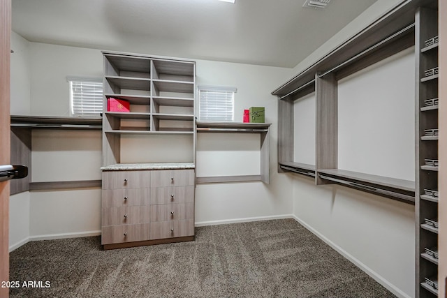 1713 W Cottonwood Ln, Phoenix, AZ 85045 - walk in closet featuring dark carpet