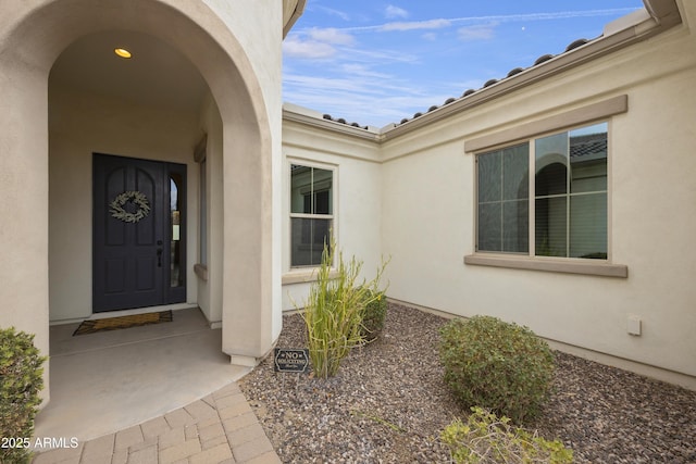 view of entrance to property