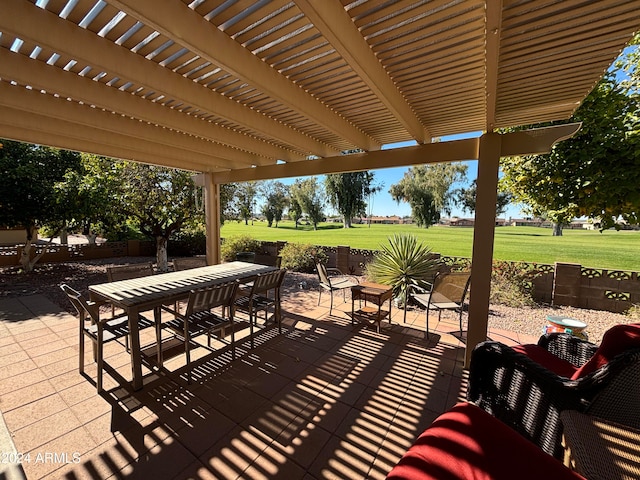 view of patio