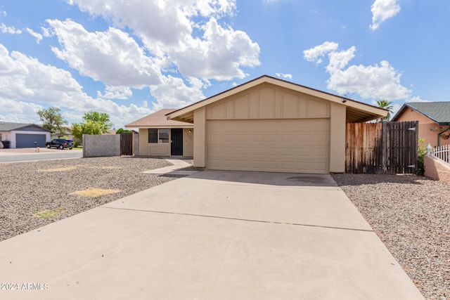 view of ranch-style house