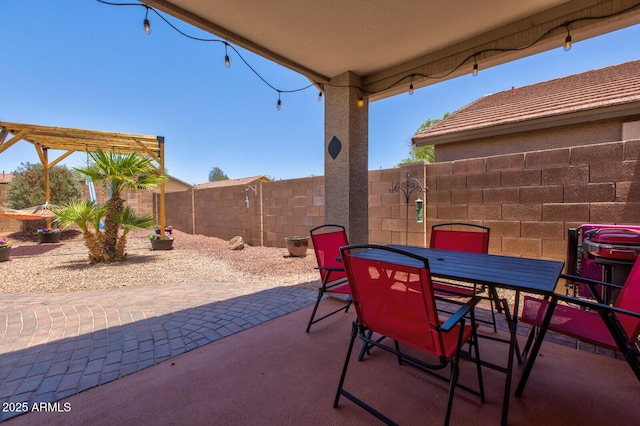 878 E Mountain View Rd, San Tan Valley, AZ 85143 - view of patio / terrace featuring outdoor dining space