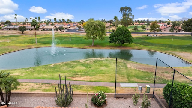2461 Leisure World, Mesa, AZ 85206 - surrounding community featuring a water view, a residential view, golf course view, and a lawn