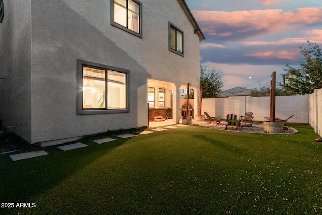 11541 E Corbin Ave, Mesa, AZ 85212 - view of yard with a patio area and a fire pit