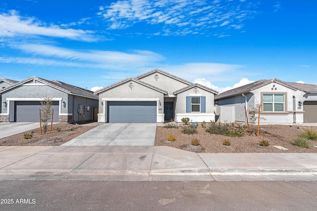 ranch-style house with a garage