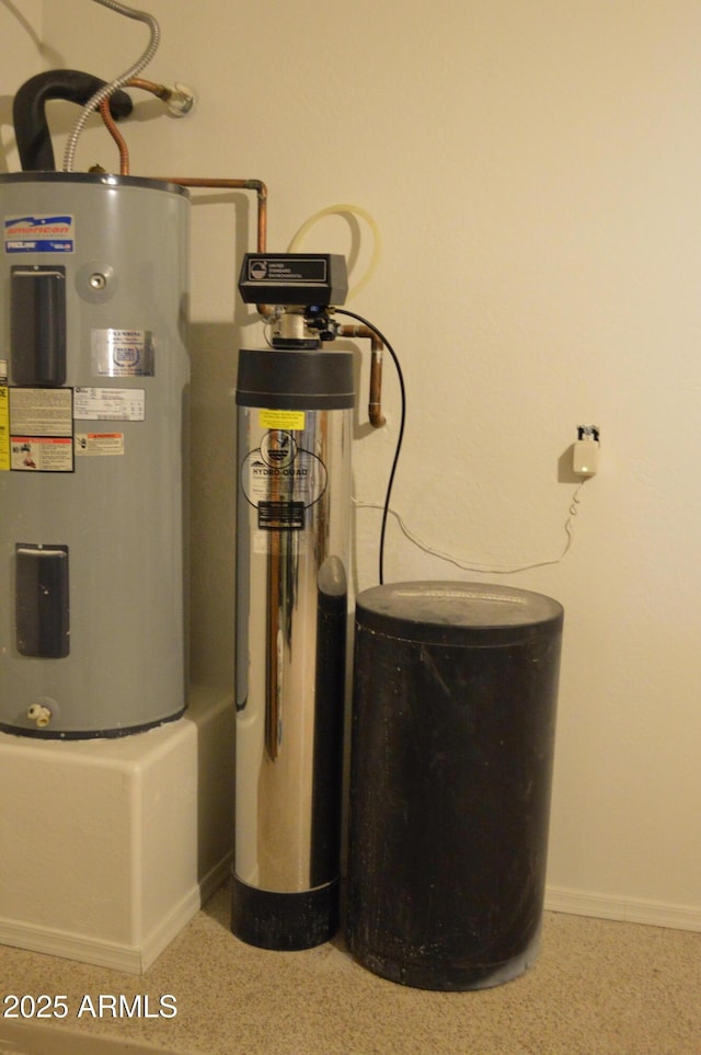 6620 W Shaw Butte Dr, Glendale, AZ 85304 - utility room with electric water heater