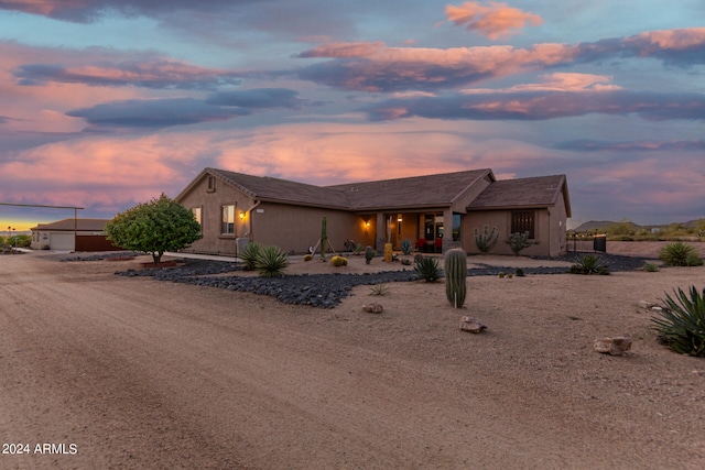 view of front of home