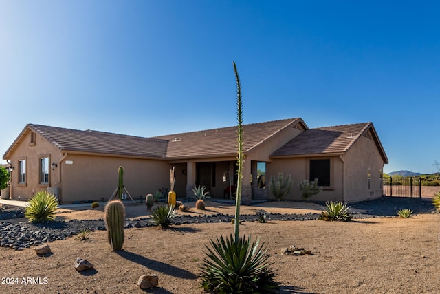 view of ranch-style home