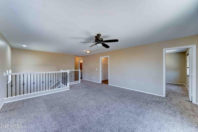 10524 W Pima St, Tolleson, AZ 85353 - carpeted empty room featuring baseboards and ceiling fan