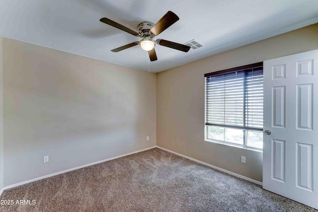 10524 W Pima St, Tolleson, AZ 85353 - unfurnished room with carpet flooring and ceiling fan