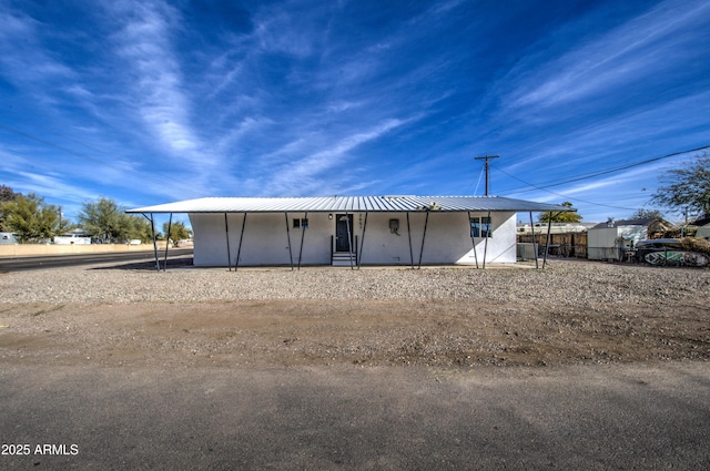 view of back of property