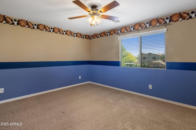 2614 E Carob Dr, Gilbert, AZ 85298 - empty room with carpet flooring and a ceiling fan