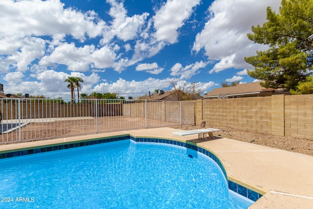 view of pool