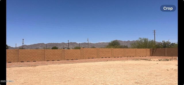 3608 N Mansfield Dr, Litchfield Park, AZ 85340 - fenced backyard with a mountain view
