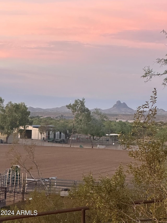 view of mountain feature