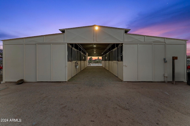 view of stable