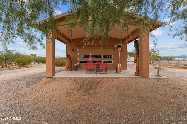 view of patio / terrace with fence