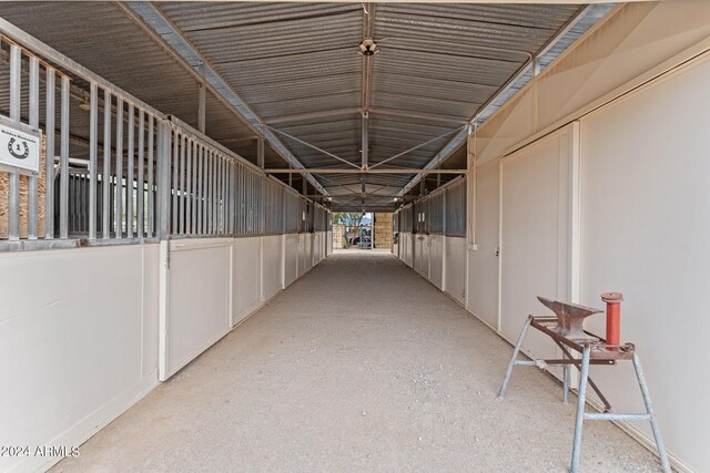 view of stable