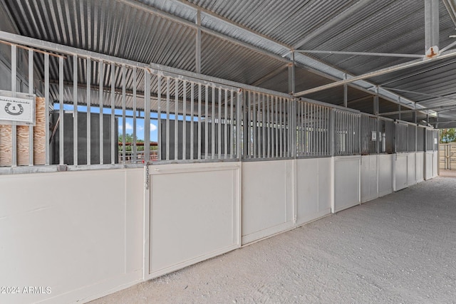 view of stable