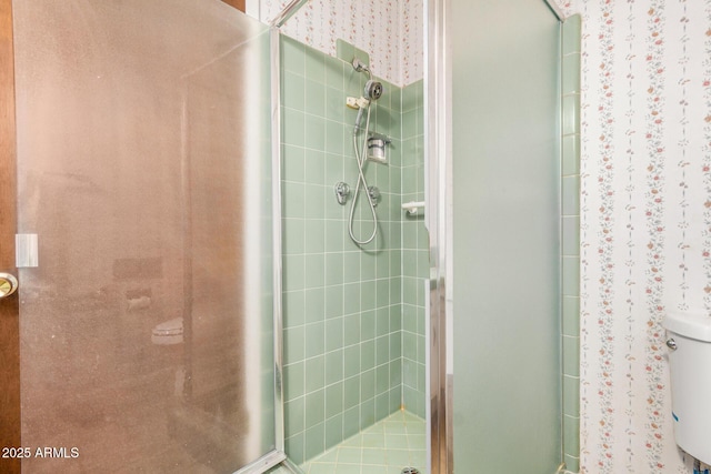 500 W Clarendon Ave Unit B11, Phoenix, AZ 85014 - bathroom with a shower stall and toilet