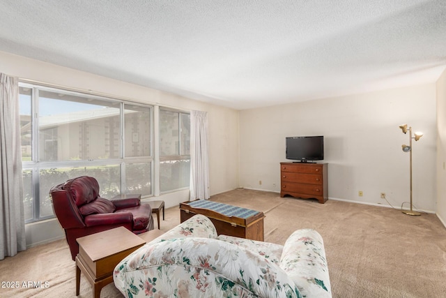 500 W Clarendon Ave Unit B11, Phoenix, AZ 85014 - living room with carpet and a textured ceiling