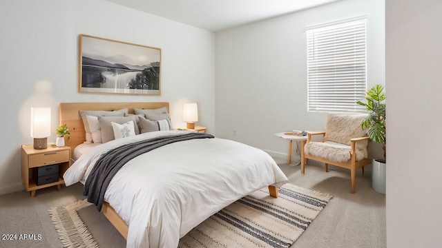 bedroom featuring carpet floors