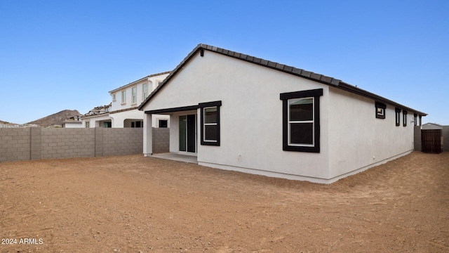 view of rear view of property