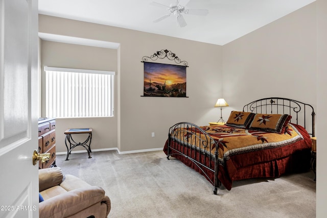 16357 E Arrow Dr Unit 115, Fountain Hills, AZ 85268 - bedroom featuring carpet flooring, baseboards, and ceiling fan