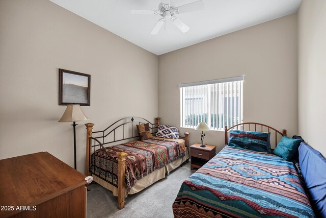 16357 E Arrow Dr Unit 115, Fountain Hills, AZ 85268 - carpeted bedroom featuring a ceiling fan