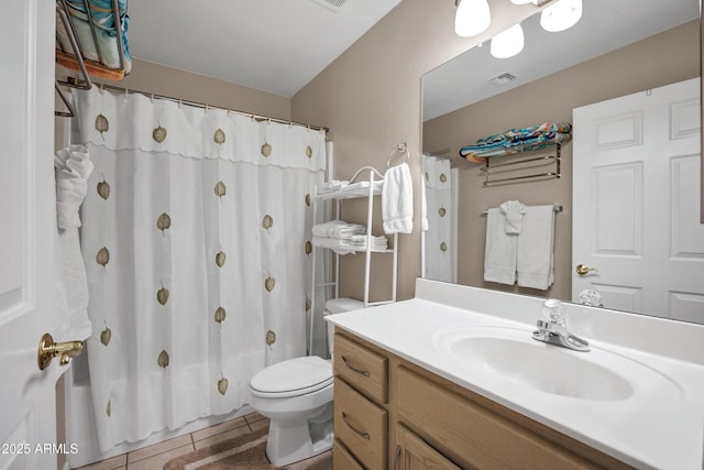 16357 E Arrow Dr Unit 115, Fountain Hills, AZ 85268 - full bath featuring tile patterned floors, vanity, toilet, and shower / bath combo