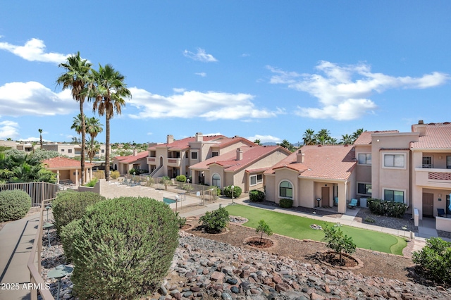 16357 E Arrow Dr Unit 115, Fountain Hills, AZ 85268 - view of community with a residential view and an area to practice putting