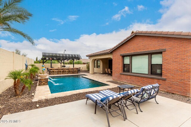 20532 W Summit Pl, Buckeye, AZ 85396 - view of pool featuring a fenced backyard and a patio