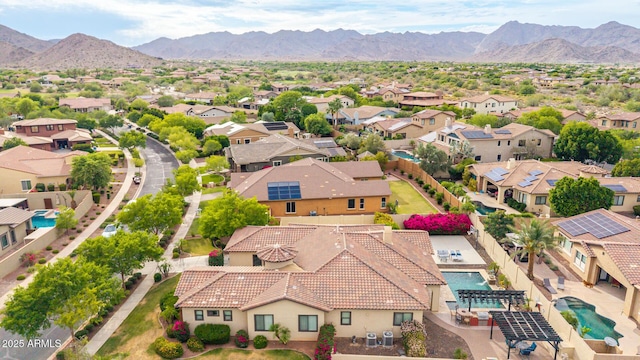 20532 W Summit Pl, Buckeye, AZ 85396 - aerial view of residential area with a mountain backdrop