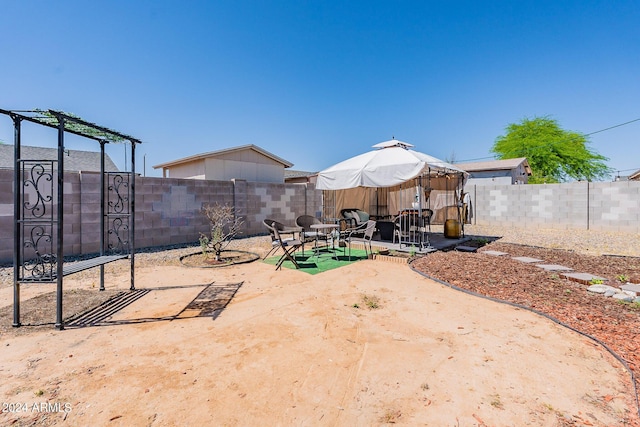 view of patio