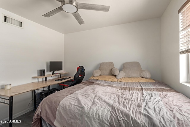 2826 E Cactus Rd, Phoenix, AZ 85032 - bedroom featuring multiple windows and ceiling fan