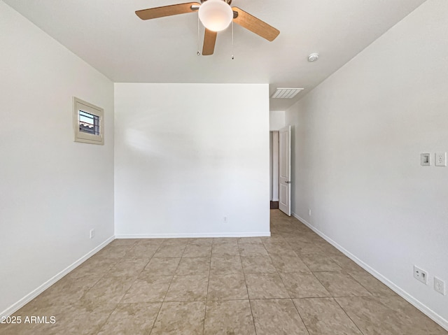 10559 E Simone Ave, Mesa, AZ 85212 - spare room featuring a ceiling fan and a smoke detector