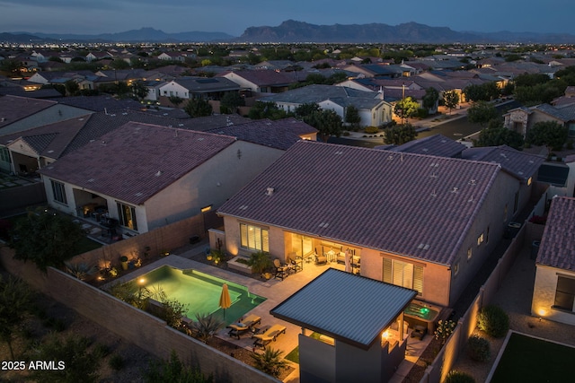 5250 S Wesley Cir, Mesa, AZ 85212 - aerial perspective of suburban area with mountains