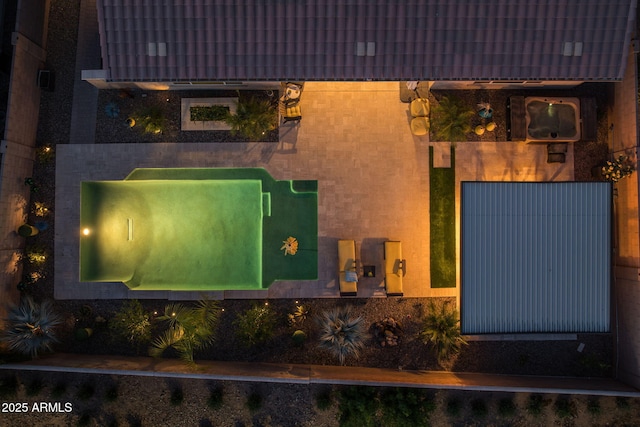 5250 S Wesley Cir, Mesa, AZ 85212 - aerial view of property and surrounding area