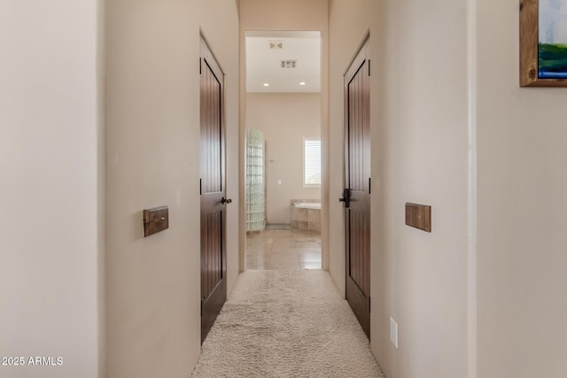 30505 N 136th St, Scottsdale, AZ 85262 - hallway featuring visible vents and light colored carpet