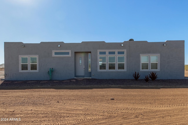 view of pueblo-style home