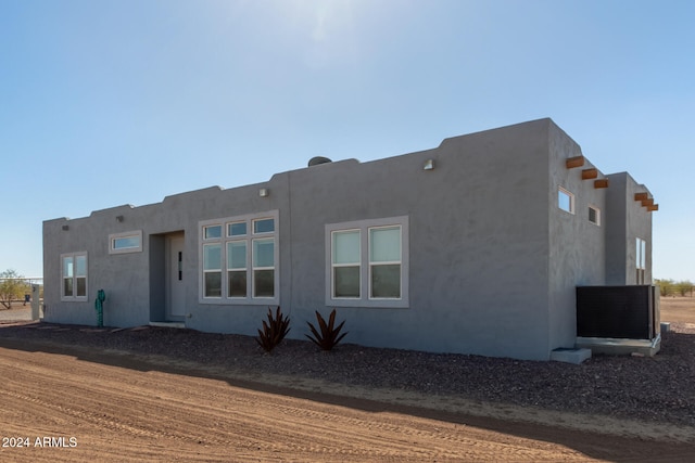 view of pueblo-style home